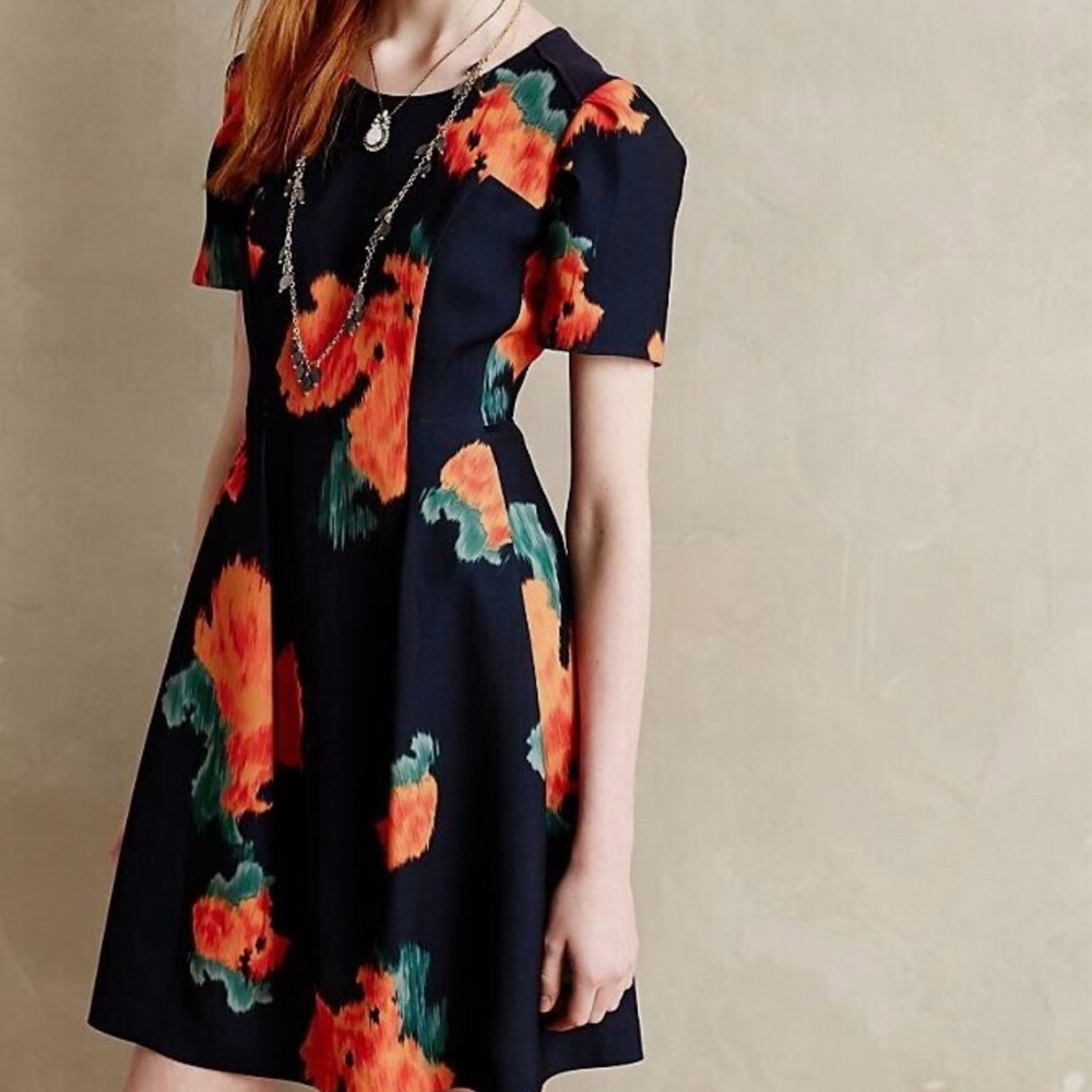 Anthropologie Poppy Palette Mini Dress by McGinn